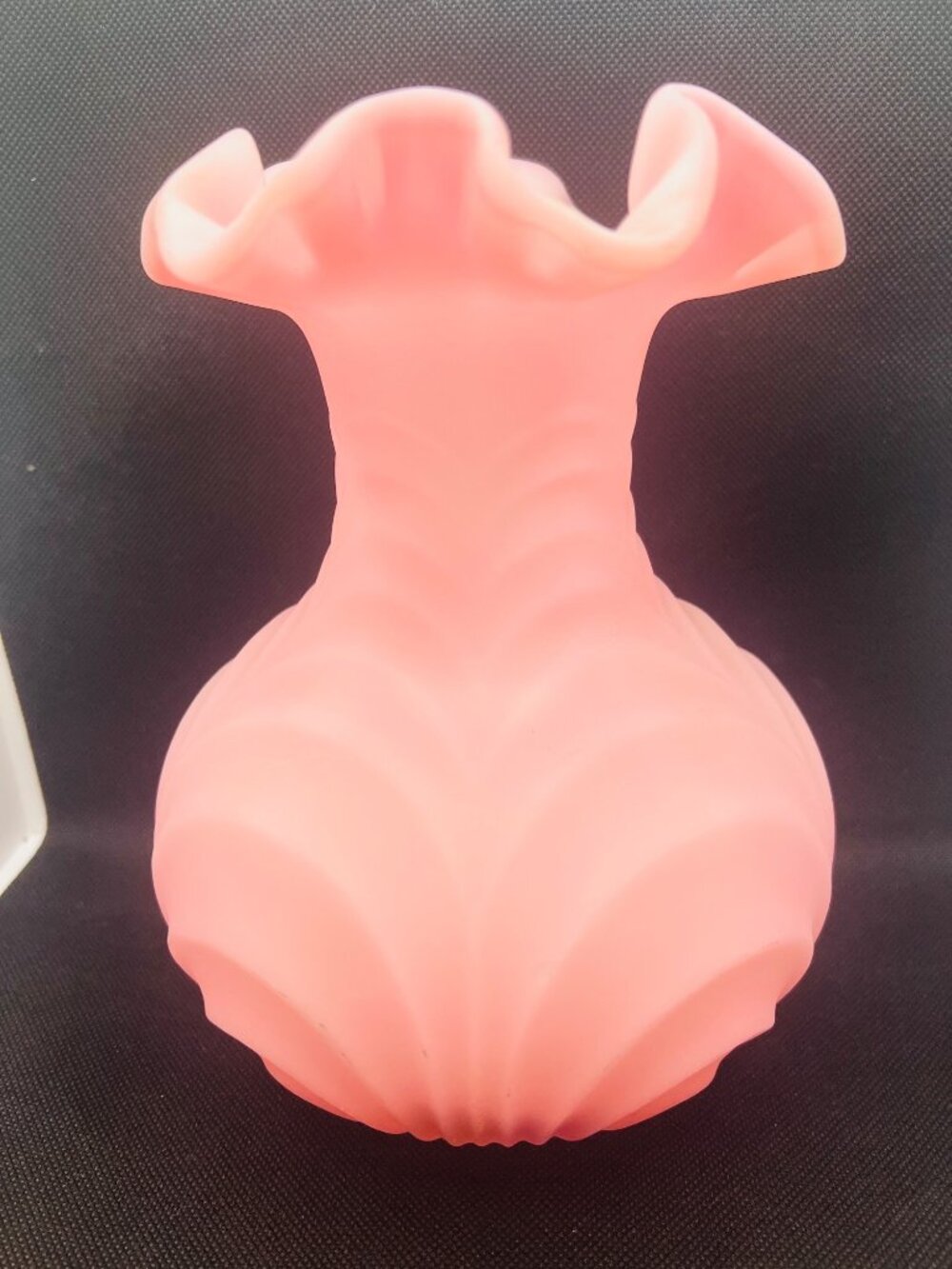 Fenton Rose Pink Drapery Vase Drape Pattern READ - Picture 14 of 15